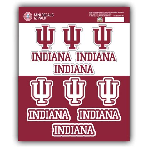 indiana university decals